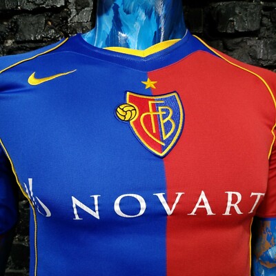 Basel 1893 Jersey Home football shirt 2004 - 2006 Nike Trikot Mens