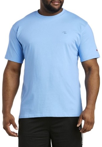 Men's Big & Tall Solid T-Shirt /Tee Swiss Blue, Size 3XL NEW Champion