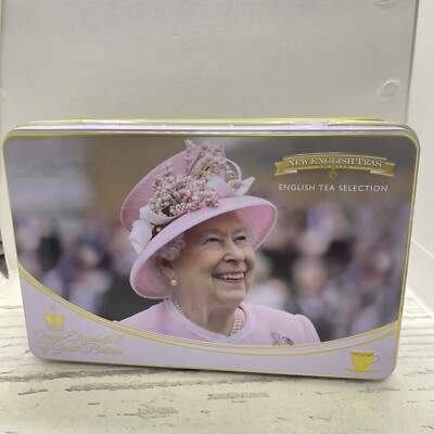 Queen Elizabeth II tin: New English Teas English Tea Selection (72 teabags)