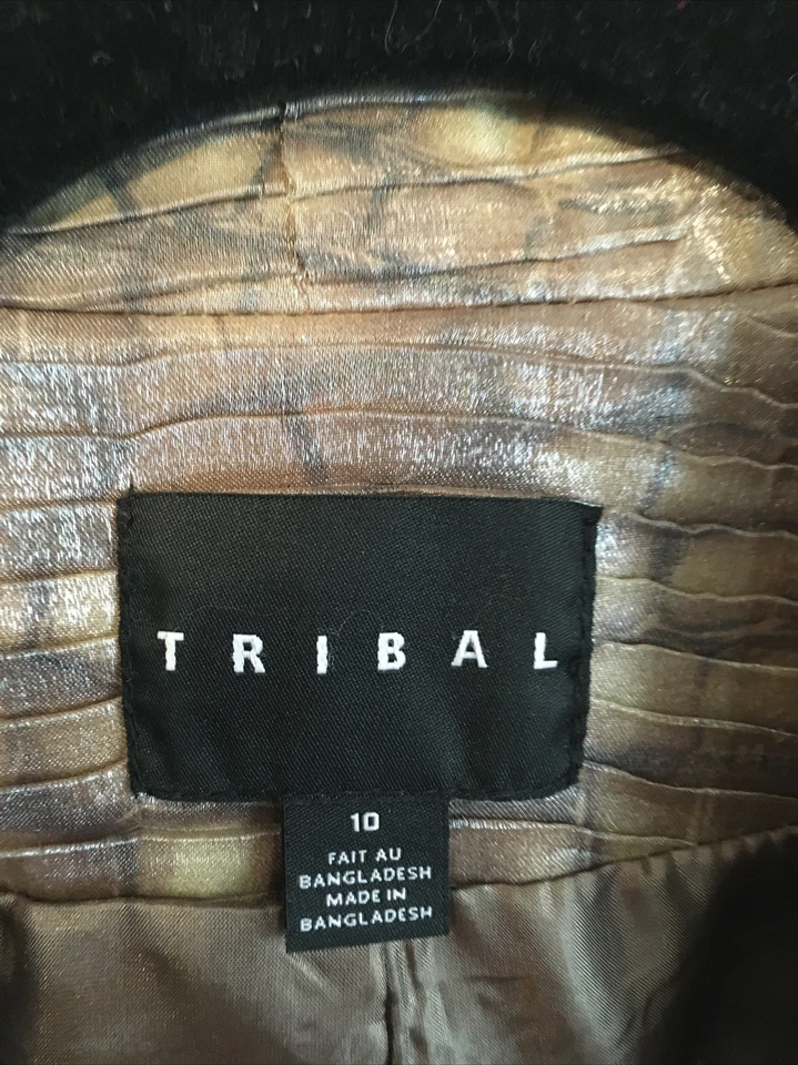 Blazer marca tribal para mujer talla 10 jeque muy boutique Foto 3 de 4