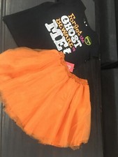 New Halloween Outfit Gymboree Skirt Tutu Shirt Jumping Beans New Size 4 Glow