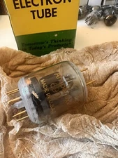 6907 Amperex NOS Double Tetrode UHF Transmitter Tube Hamm Radio Museum Quality