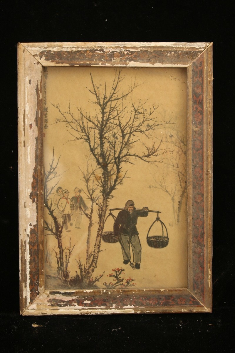 11.8'' Chinese painting Republic of China figure painting frame | eBay