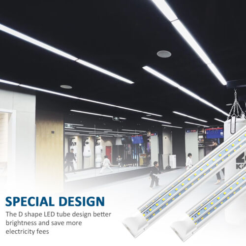 8 Pack T8 8FT LED Tube Lights 120W 8Foot LED Shop Garage Warehouse Light Fixture - Picture 7 of 12