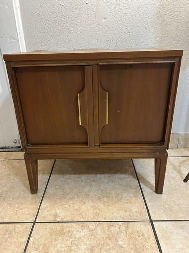 Middle Century Original Basic Witz Walnut Nightstand