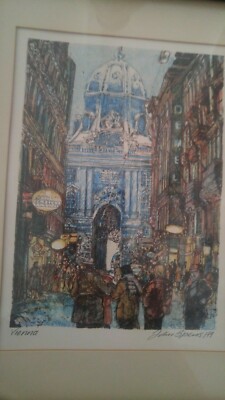 Vintage John Speirs Sign/Dated/Numbered Lithographs Worlds Most