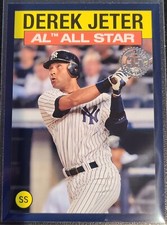 DEREK JETER 2021 TOPPS SERIES 2 1986 ALL-STAR BLUE PARALLEL #86AS-41 RARE WOW!