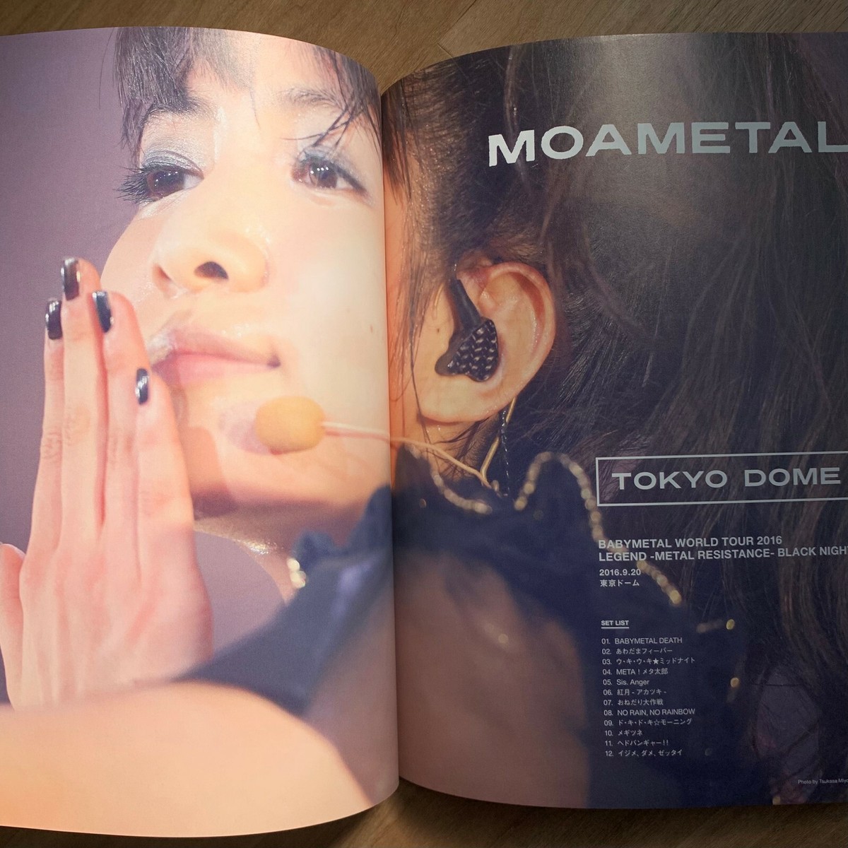 BABYMETAL 2016 Color 24 Pages Tokyo Dome Tour Pia MUSIC COMPLEX