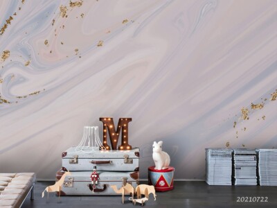 3D Purple Gold Texture Marble Wallpaper Wall Murals Removable Wallpaper