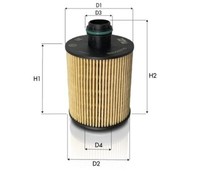 ÖLfilter 500 Punto Panda Tipo Delta OL02506E Tecneco