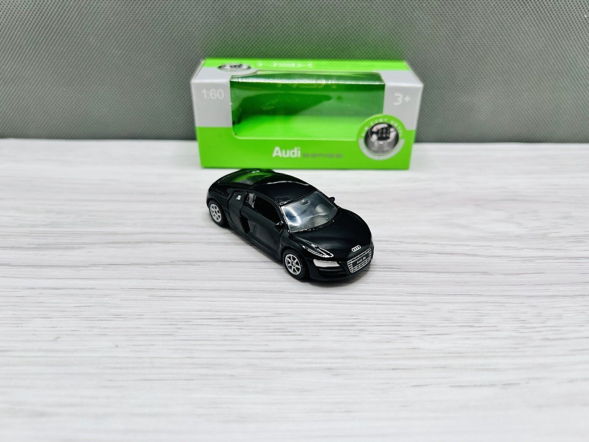 Audi R8 Die Cast Welly Series Metal Car Black Model 1:60 Nex