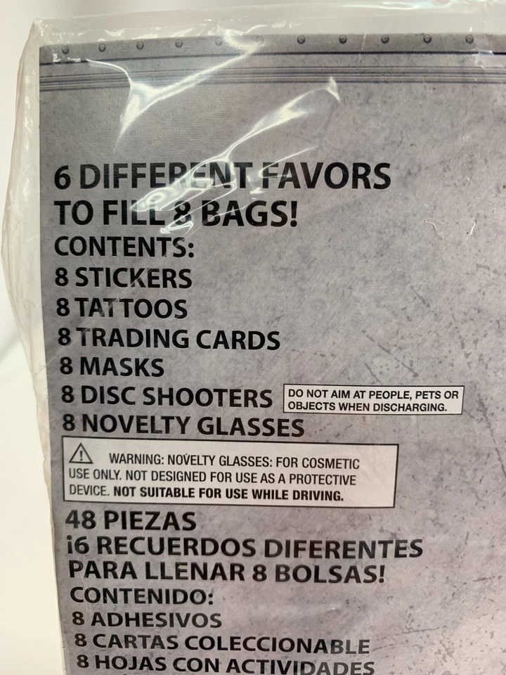 NUEVO Paquete de suministros de fiesta de cumpleaños Jurassic World Park - Variedad 56 piezas Foto 4 de 4