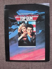 Top Gun Pressbook Video Store Promo 1986 Tom Cruise Val Kilmer Kelly McGillis ad