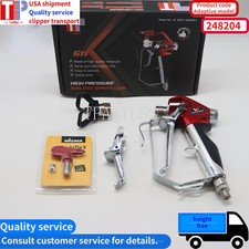 NEW 538020 2 Finger Airless Spray Gun RX-Pro Red Series W/ 517 Tip  Guard Titan