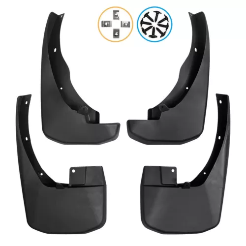 4 piezas guardabarros delanteros traseros contra salpicaduras para camioneta Nissan Frontier 2005-2015 - Imagen 8 de 9