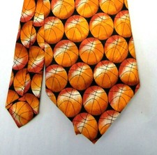 Vintage Basketball Tie Design by A Rogers March Madness NCAA Tournament Fans