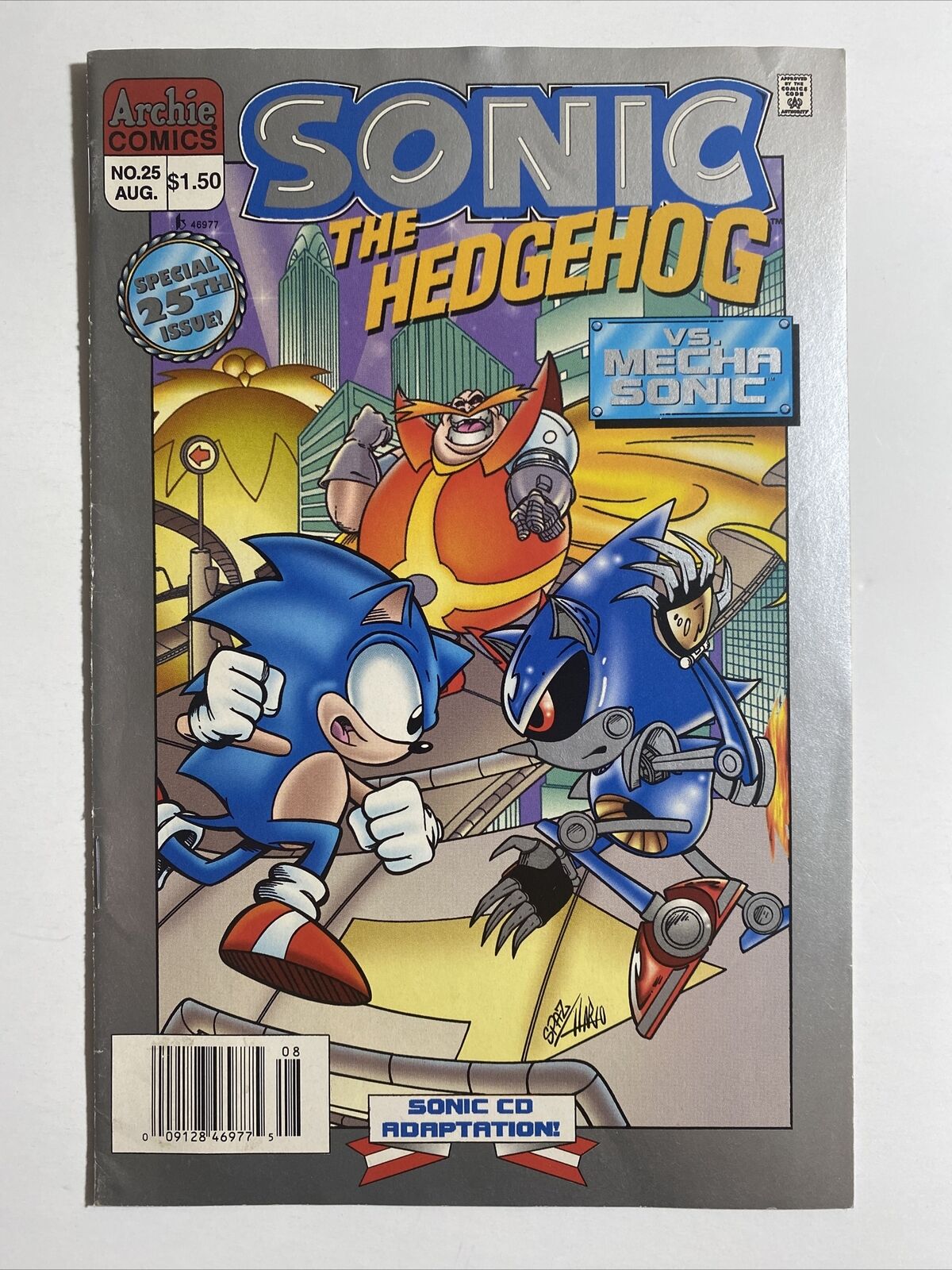 sonic vs metal sonic comic