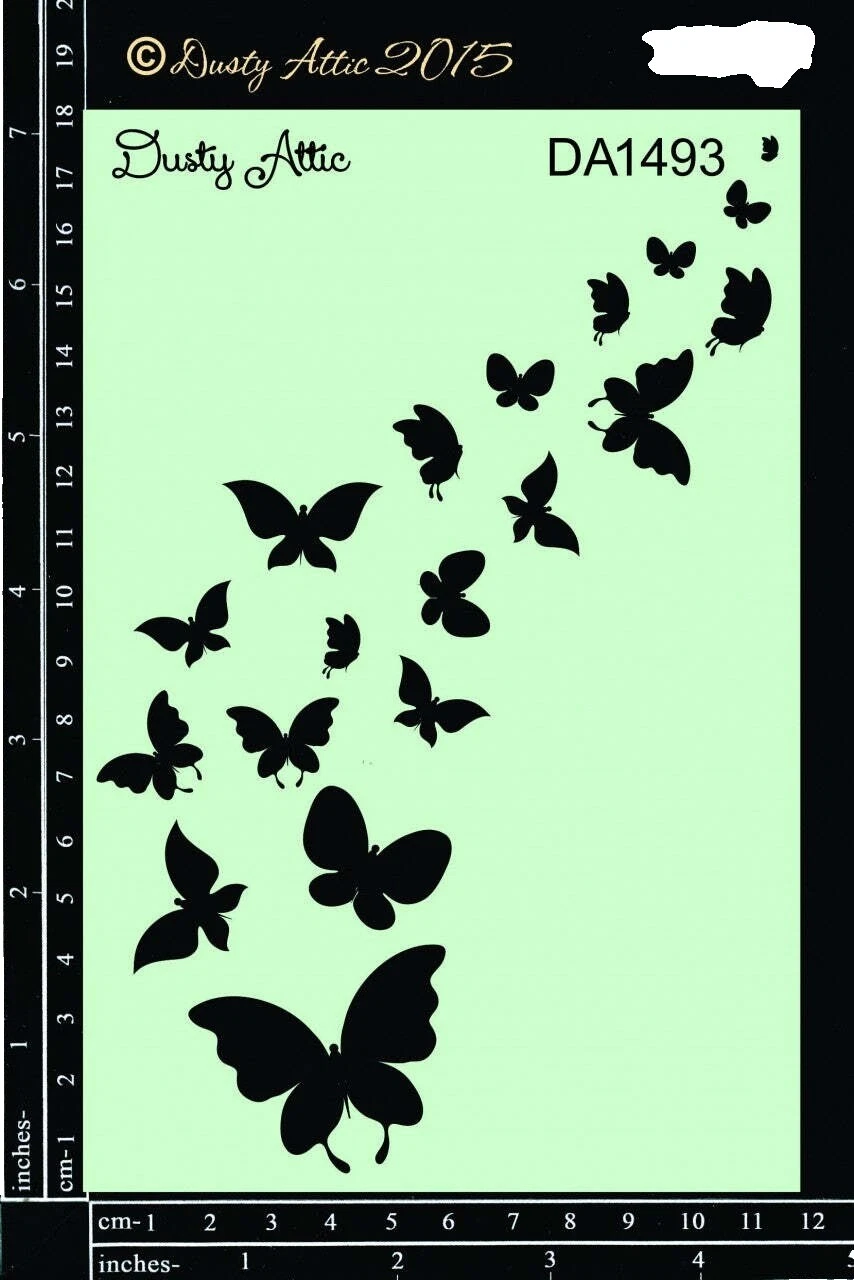 Butterflies Scrapbooking Templates & Stencils