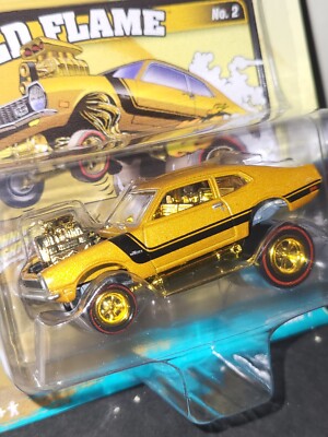 JOHNNY LIGHTNING STREET FREAKS ZINGERS GOLD FLAME 1972 FORD