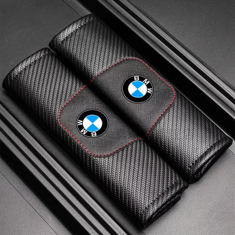 2pcs BMW Car Seat Belt Cover Shoulder Cushion Pad Interior Accessories  