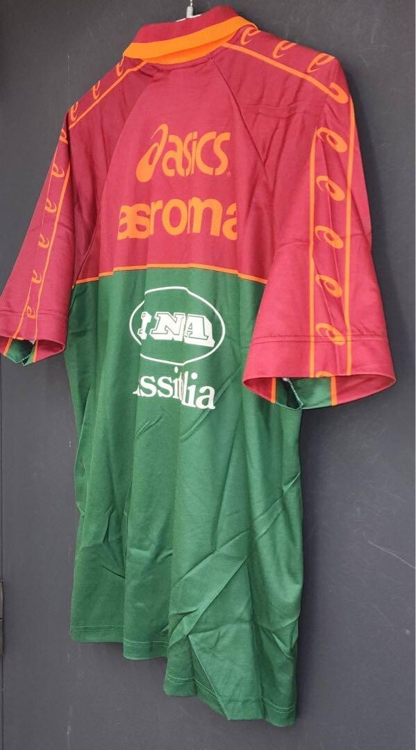 AS Roma 95/96 Vintage Training Shirt New w/ Tags Size L | eBay