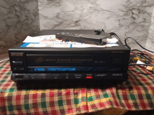Aiwa HV-M110SSH PAL/MESECAM/NTSC 3.58/4.43 Multi Converter Worldwide VCR M110S - Picture 2 of 7
