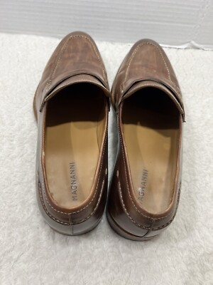 Magnanni Diezma Mens Sz 8 US 9 M Loafers Dress Shoes Slip On Brown Weathered Magnanni Diezma Mens Sz 8 US 9 M Loafers Dress Shoes Slip On  main image 4