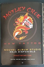 Publicité advert album concert advertising MOTLEY CRUE 2000 Lp new tattoo