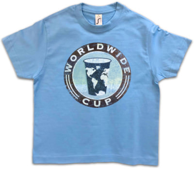 WORLDWIDE CUP Kids Boys T-Shirt Shameless Frank Gallagher Coffee Shop Cafe
