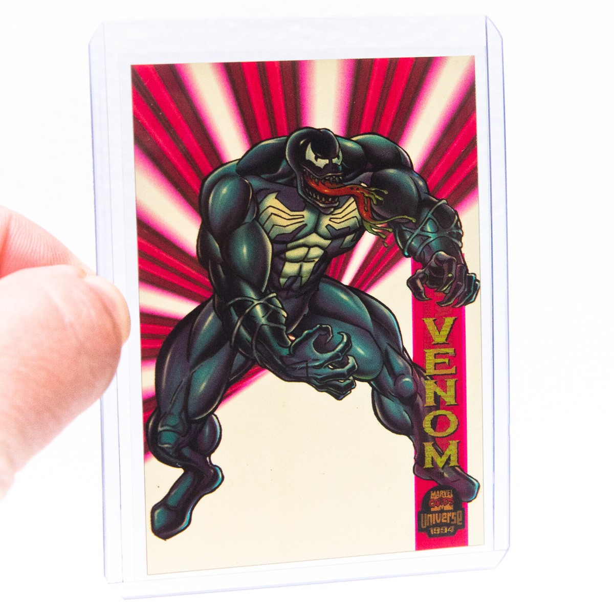 1994 Fleer Marvel VENOM Suspened Animation Card # 8 | Clear