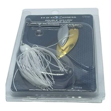VMC Academy H20 Xpress Fishing Lure Double Willow Spinner Bait 1/2 oz White 