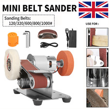 Mini Electric Belt Sander Knife Sharpener Grinder Machine F Metal Polishing Tool