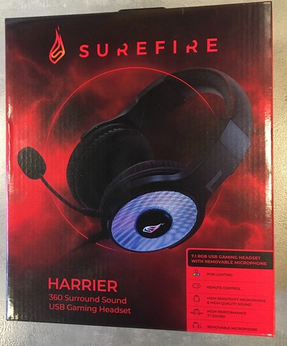 Kifutott - VERBATIM SUREFIRE Harrier 360 Surround Gamer Vezetékes