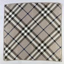 Vintage Burberry Handkerchief Pocket Square Bandana Neckerchief