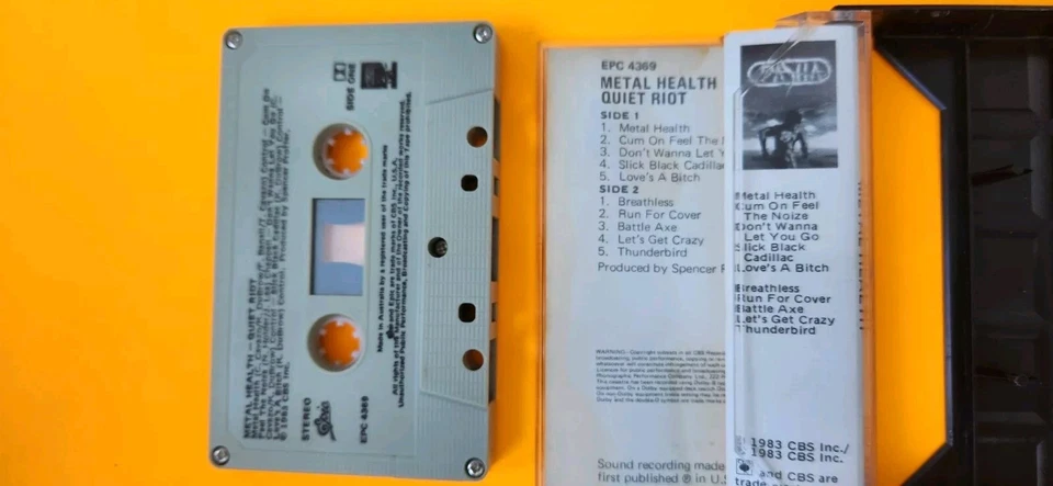 QUIET RIOT - Metal Health Cassette 1983 ,FREE POSTAGE AND TRACKING !!! - Image 4 of 4