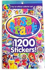 LISA FRANK 1200 STICKER Book  1st Official Collector New Old Stock Free Ship