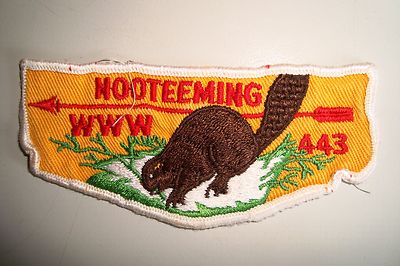 OA NOOTEEMING LODGE 443 DUTCHESS COUNTY COUNCIL SCOUT PATCH BEAVER FLAP