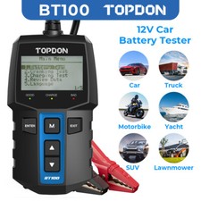 TOPDON 12V Car Battery Tester Load Analyzer Cranking Charging Diagnostic Tool UK