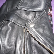 XPERT Performance Gear Leather Biker Jacket Size M