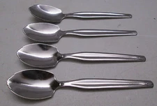 Lot of 4 Stainless Steel Grapefruit Spoons Spoon China Enjoy Grapefruit