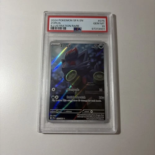 Zorua Shrouded Fable #75 PSA 10 Gem Mint Illustration Rare 075/064