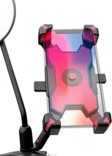 Motorcycle Phone Mount, 1S Auto Lock and Quick Release Phone Holder for Motorcyc