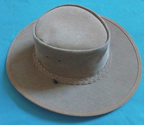 OZHATZ COOLIBAH BROWN HAT -SIZE L - Picture 2 of 8