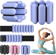 Wrist  Ankle Weights for Women, Wearable Strong Arm  Leg Weights Set of 2 1Lbs