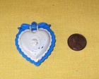 2 VINTAGE 60's DIME STORE TRANSOGRAM PLASTIC TOY COMPACT LOCKETS — photo 5