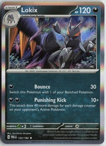 Lokix 122/182 Paradox Rift Holo Rare