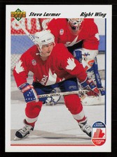 Steve Larmer 1991-92 Upper Deck #15 Canada Hockey Card