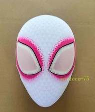 Spider Gwen Cosplay Mask Magnetic Removable Lenses Halloween Women Helmet Gift