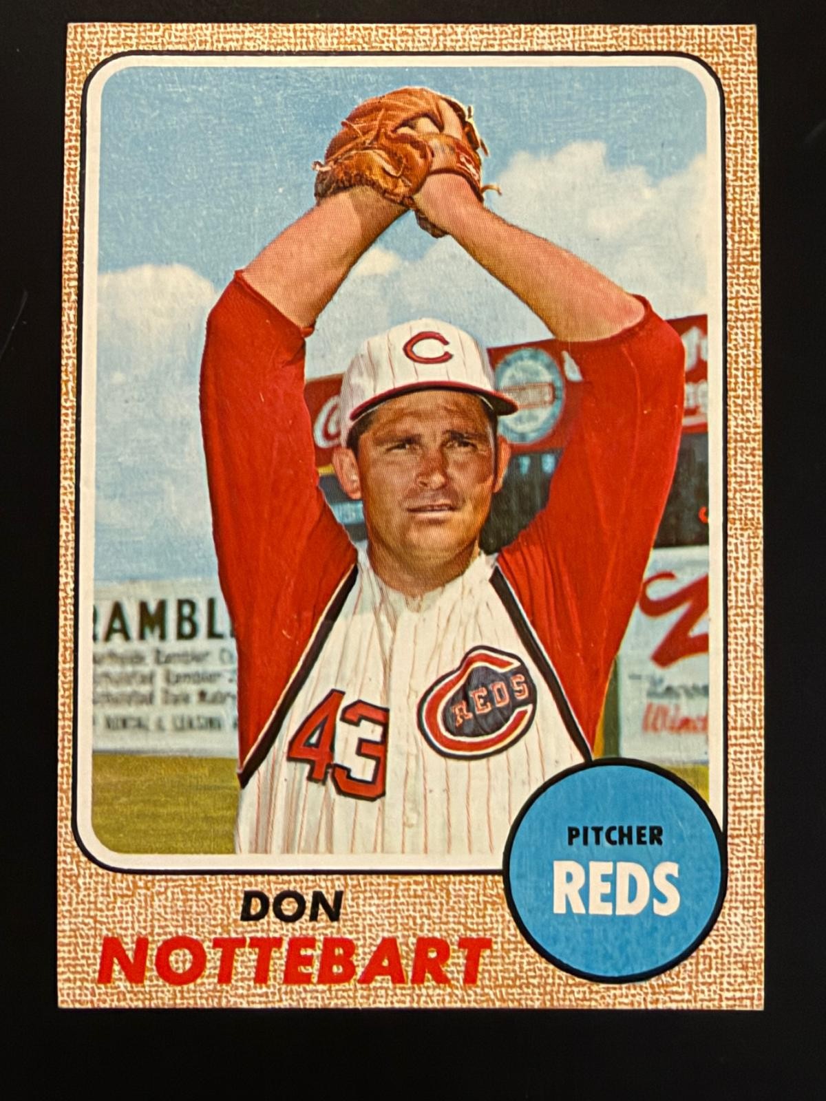 1968 Topps #171 Don Nottebart