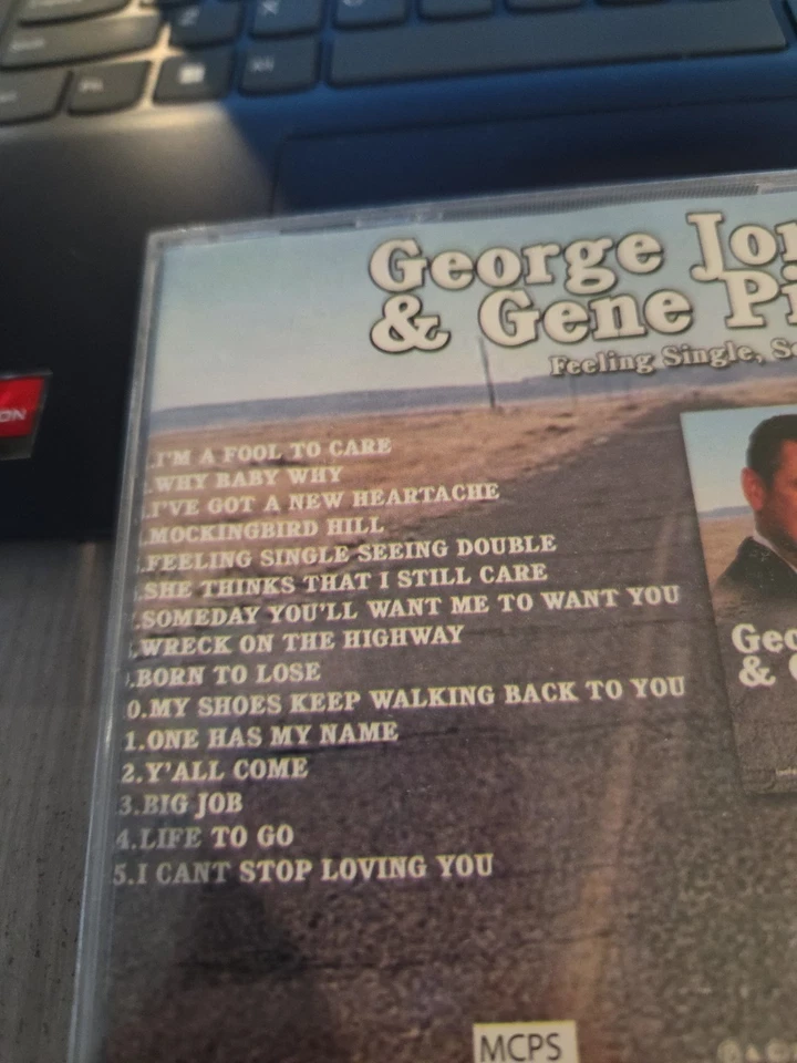 CD N36  - George Jones - Gene Pitney - Feeling Single Seeing Double - Sealed - Image 2 of 2